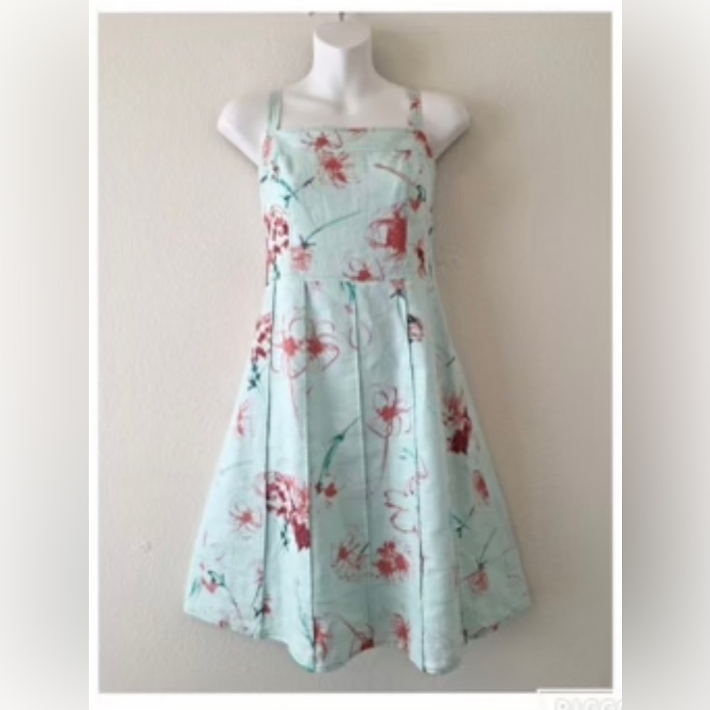 ANN TAYLOR classic summer linen dress